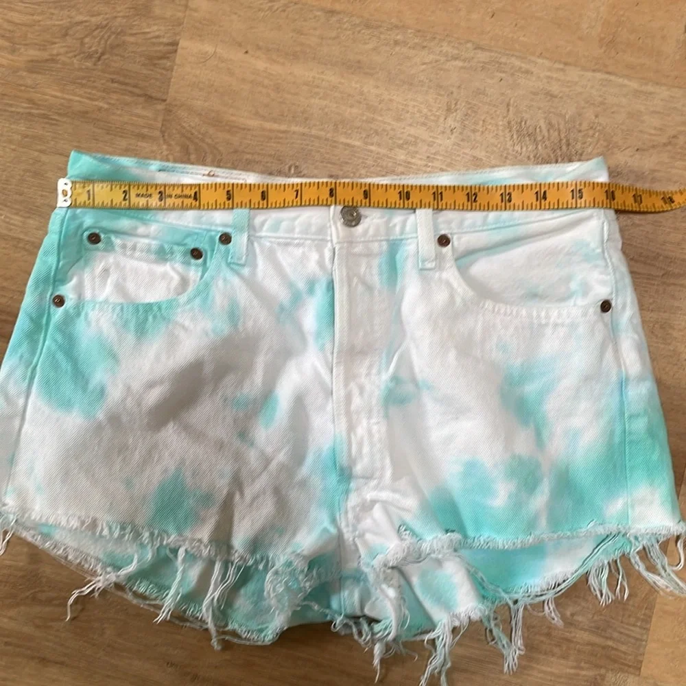 Vintage tie-dyed cutoffs Levi’s 501 - Picture 5 of 6